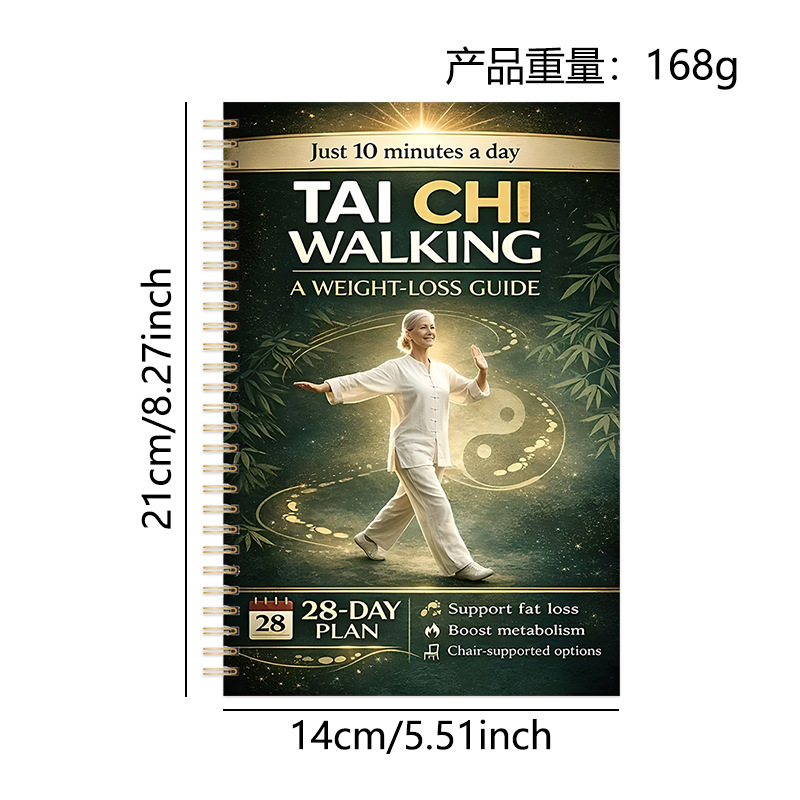 짙은 녹색과 흰색 태극권 책