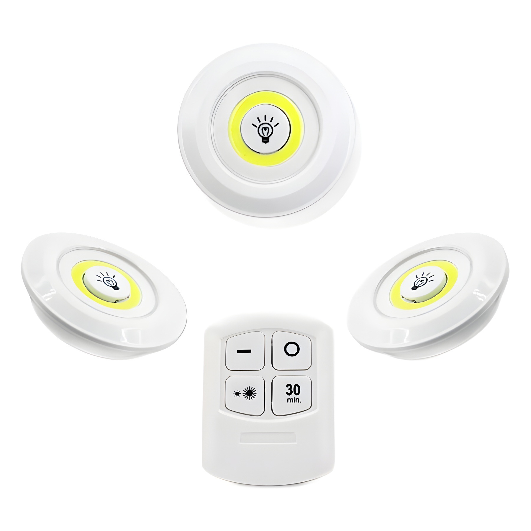 Luz Nocturna LED con Sensor Táctil, Control Remoto COB, para Mesita de Noche, Armario, Guardarropa, Dormitorio