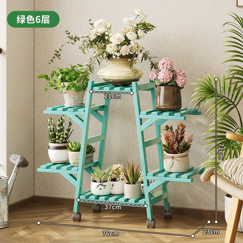 Estantes de maceta de flores de plantas modernas salas de estar tipo piso a piso balcón estantes de flores estantes de flores de Ratán interiores estantes de flores de lujo ligero