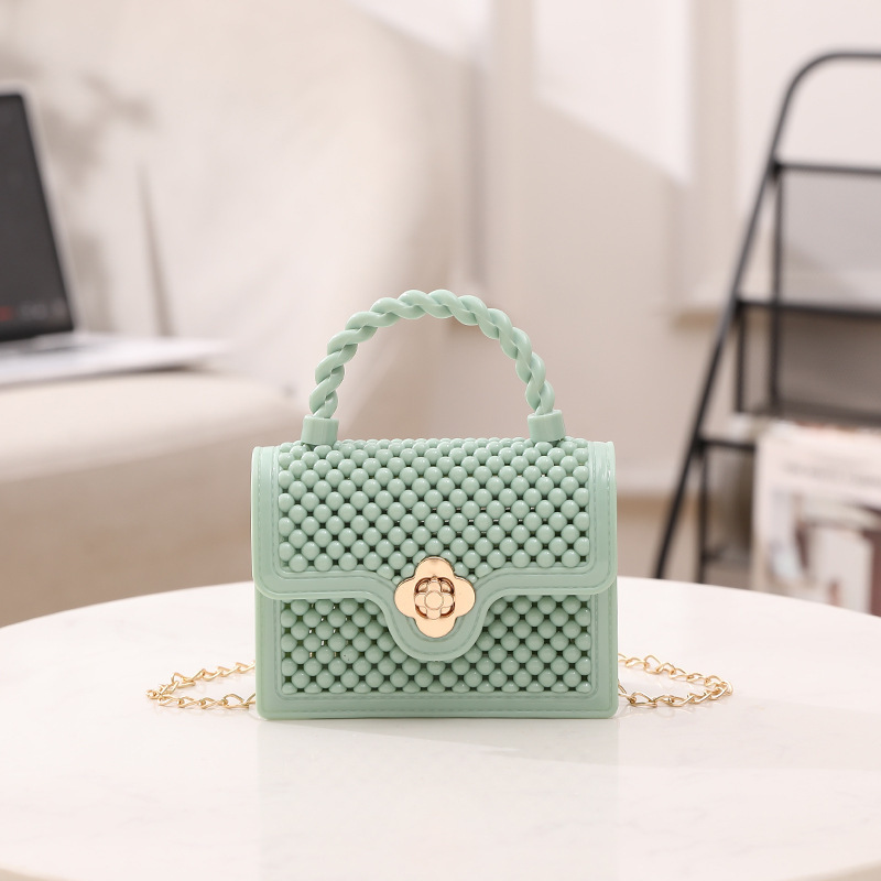 Bolso de Gelatina Calado para Mujer de PVC, para Uso Diario image 9