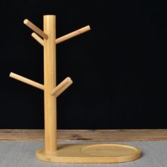 メーカーは竹製の組み合わせセットのコップ棚を提供しています。