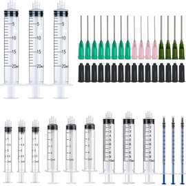 跨境点胶针筒针管套装20ml10ml5ml3ml1ml点胶针筒套装针头针帽