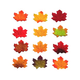 (Wholesale), realistic maple leaf, 50 pieces, 100 pieces