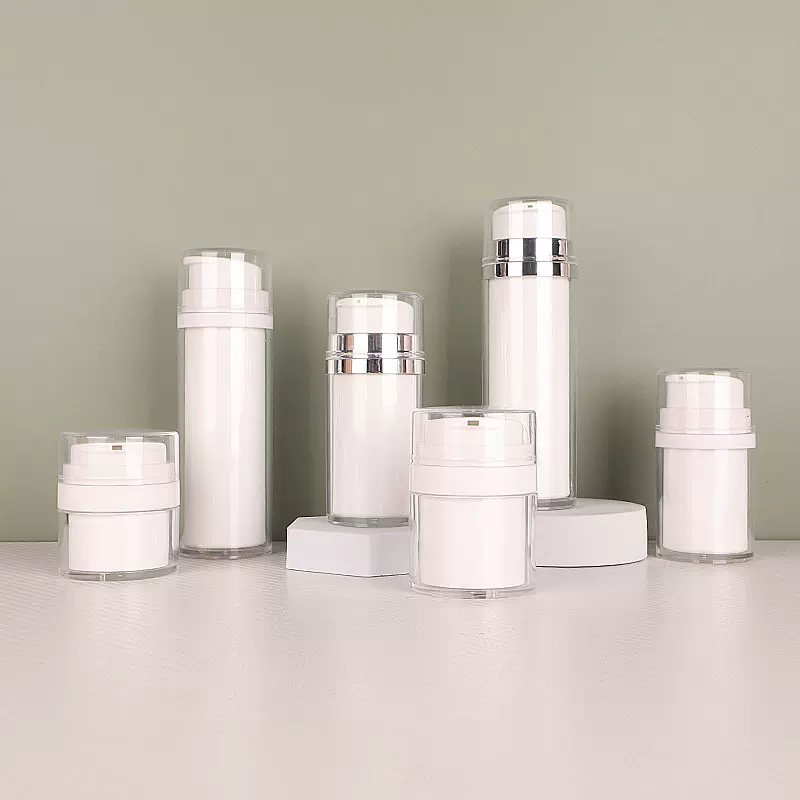 15ml-100ml鸭嘴直圆真空乳液瓶面霜瓶化妆品包装亚克力分装瓶