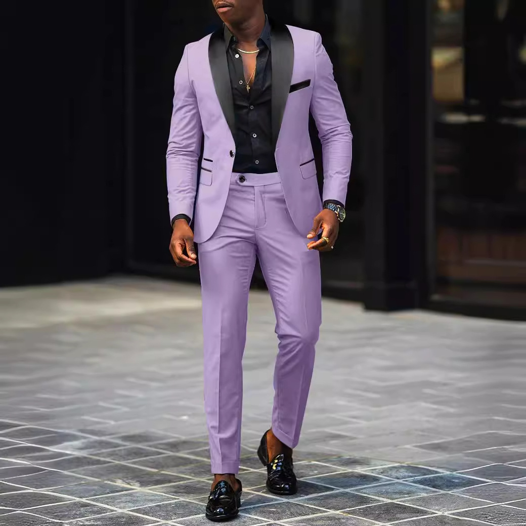 Men's Clothing wedding groom slim suit _voghion.com