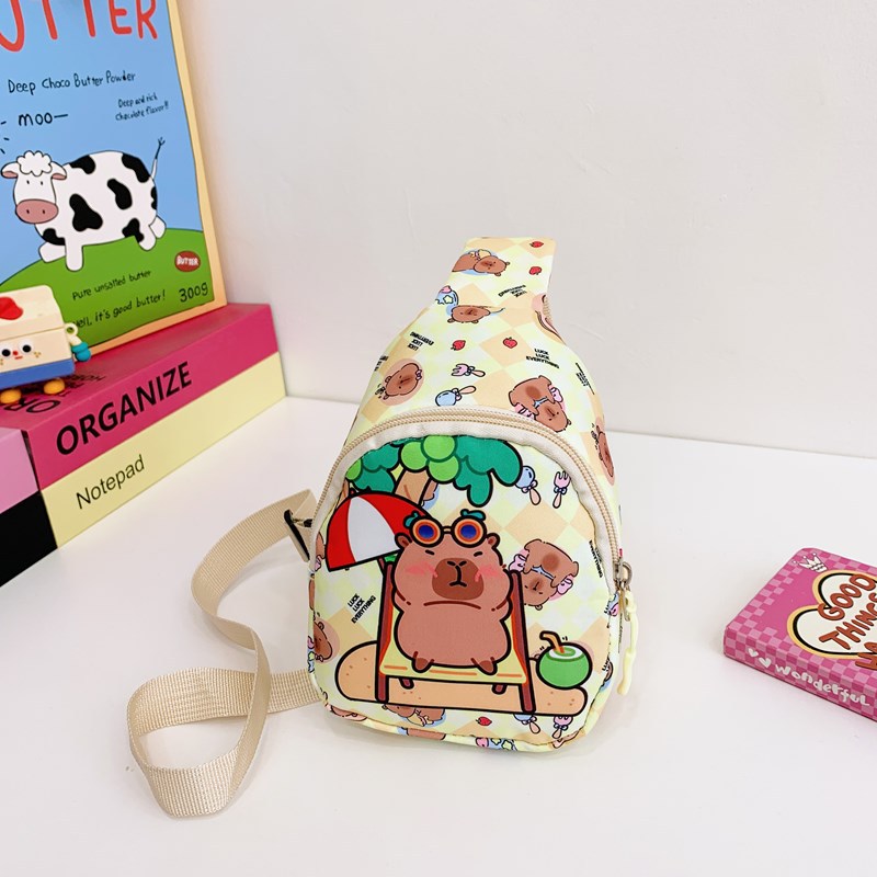 Carpibala bolso de pecho para niños 2025 nuevo caricatura lindas niñas mochila bolso de bebé de estilo extranjero niño mochila