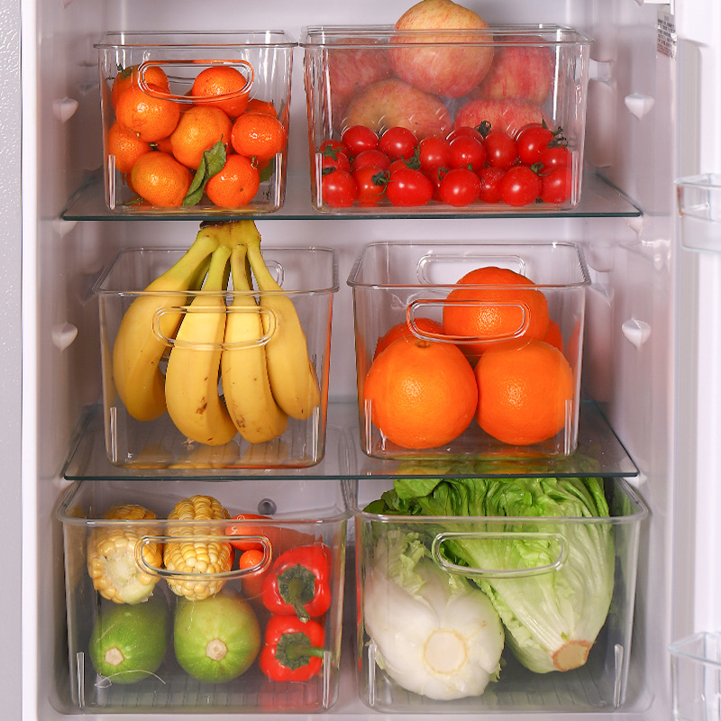 Ins caja de almacenamiento transparente artículos diversos de escritorio organizador de artefactos con tapa a prueba de polvo de gran capacidad cesta de almacenamiento de cosméticos