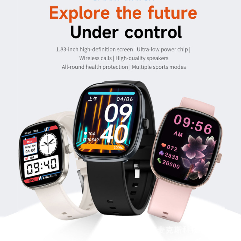 2026 New Cross-Border Smart Watch T99Max with High-Definition Large Screen, Bluetooth Calling, Heart Rate and Blood Oxygen Monitoring Smartwatch