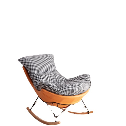 Nordic trendy leisure rocking chair lazy sofa lobster chair for home living room balcony bedroom single rocking chair lounge chair
