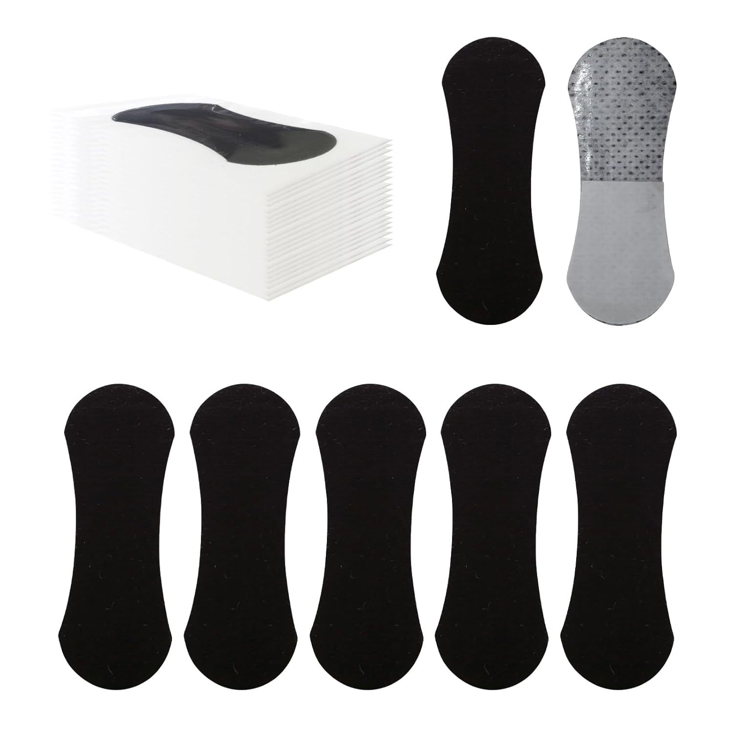 61*21mm 검정 100개 조각/상자