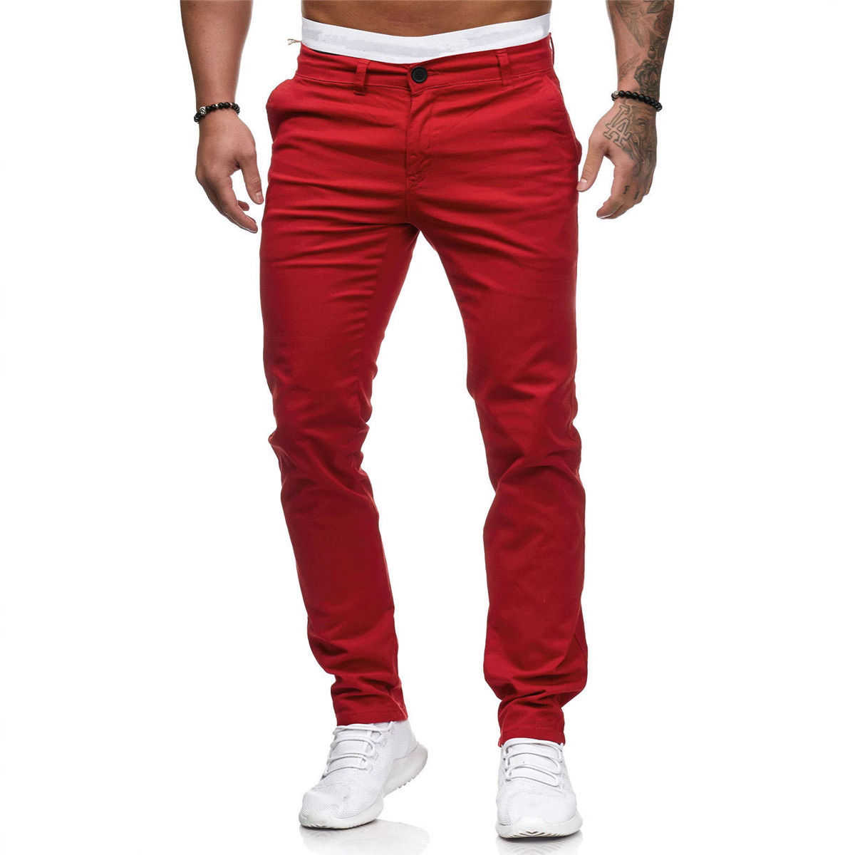 2026New Winter Men's Cotton Casual Pants Men's Casual Long Pants