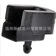 OEM Passenger Side Rear Flap Hinge - Black 4