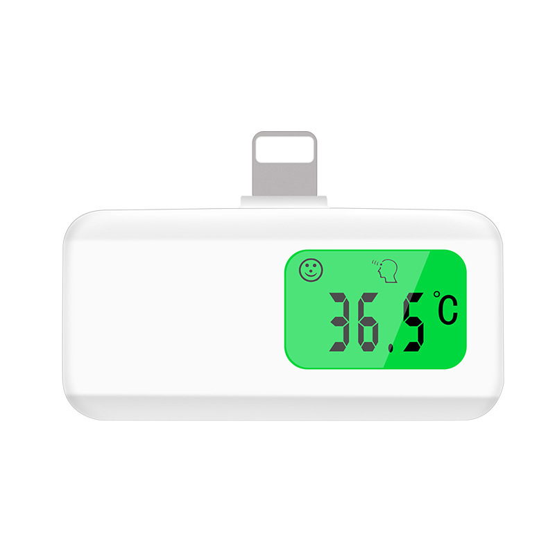 USB便携自动红外手机测温仪 智能手机测温宝 非接触式手机温度计