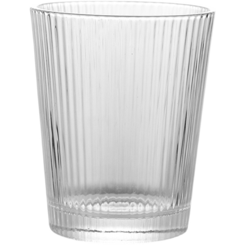 INS estilo rayas verticales simples taza de paja con tapa taza de agua de alto aspecto taza de café de leche taza de bebida taza de café de hielo