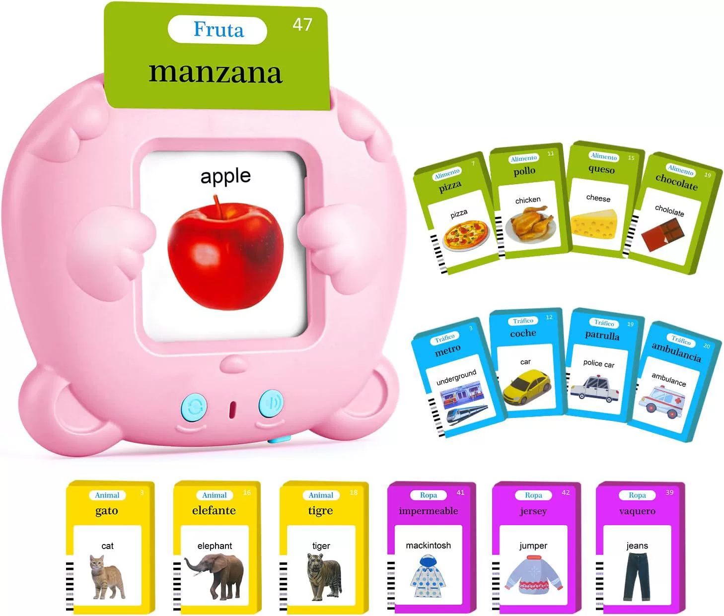 Учебная машина, карты, игрушка, Испания, раннее образование, (международная торговля), тренировка