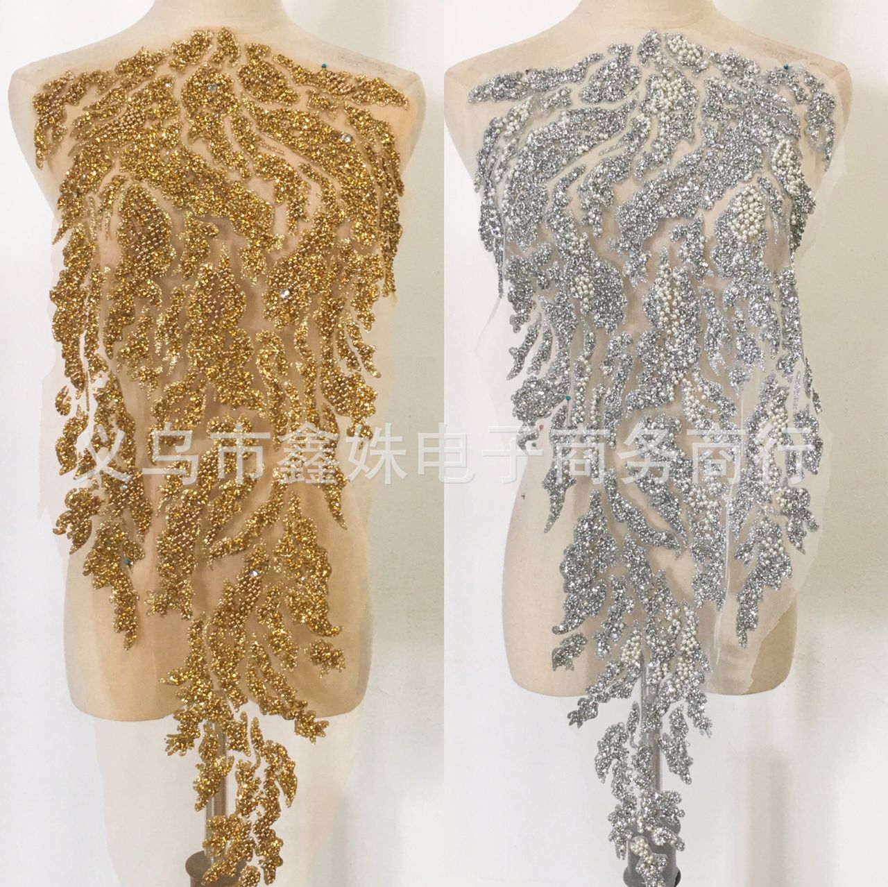 礼服婚纱热熔胶背胶树脂水钻网钻布贴 创意diy刺绣手工背胶水钻贴