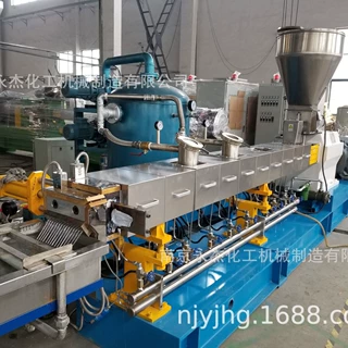 玻纤碳纤增强尼龙聚丙烯，PET复合材料用双螺杆挤出造粒机