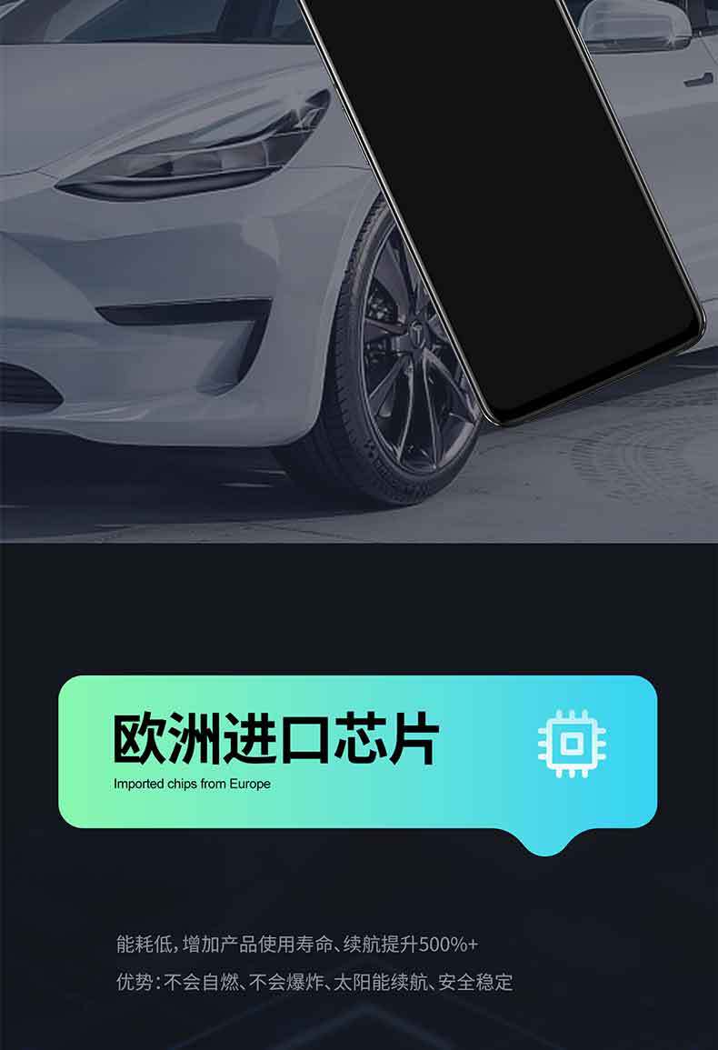 Cross-border black technology solar car smart key lossless modification upgrade etc digital car key nfc bluetooth