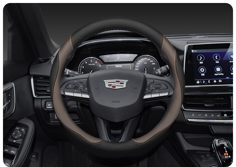 Suitable for Cadillac Ct5 Ct6 Ct4 Atsl Xts Xt5 Xt4 Xt6 Gt4 Steering Wheel Handlebar Cover