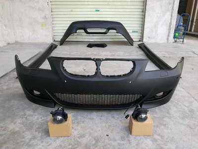 Suitable for 04-10 Bmw 5 Series Big Surrounded - primer-for-salepostage-paid-m5-front-rear-left-and-right-pp-injection-molding