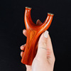 Copper slingshot from natural wood with flat rubber bands, wholesale, science and technology