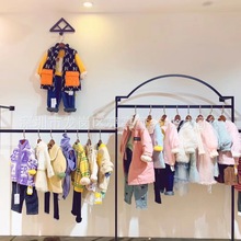 摩卡贝X贝品牌童装批发 儿童羽绒服棉衣实体直播地摊货源 森X点冬