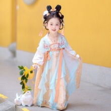 女童汉服2026新款春秋儿童古风公主仙裙子中国连衣裙古装有吊牌