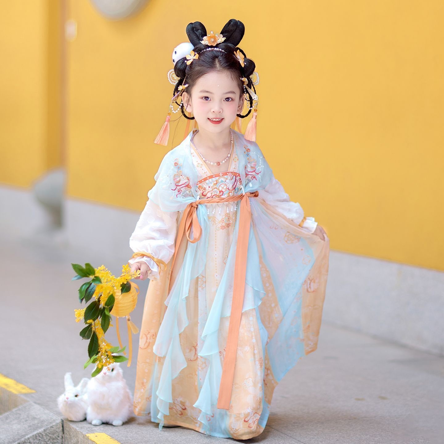 女童汉服2026新款春秋儿童古风公主仙裙子中国连衣裙古装有吊牌