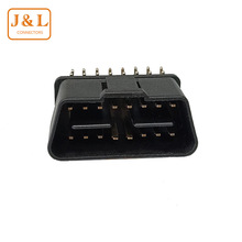 OBD2 16P��܇�B���� 90��僽�����ᘹ��^ 12V��܇�\����^