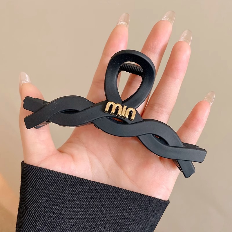 Acrílico grande, pinza de amor, pinza para el cabello, parte posterior de la cabeza femenina, pinza de tiburón, horquilla, pinza para el cabello, tocado, primavera y verano