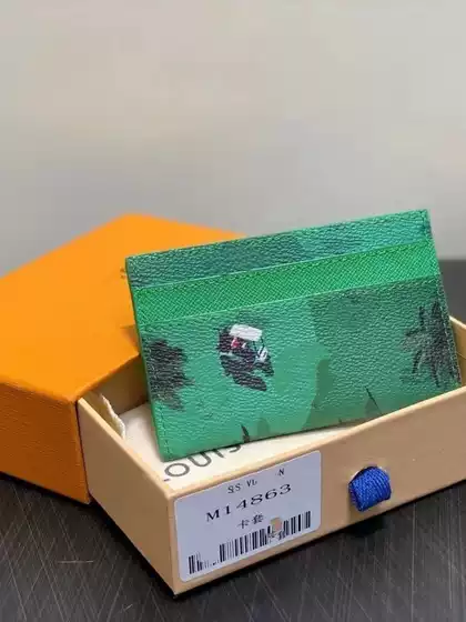 Cross-border L Brand Card Holder Card Case Ins Classic Multi-card Slot Card Holder Foreign Trade New Color Block Light Luxury Fashion Personalized