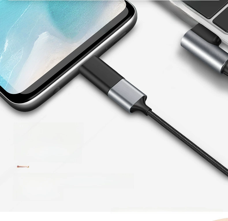 Aluminum alloy shell Type-C mother transfer Android rotary mobile phone charging data Micro 5pin conversion head