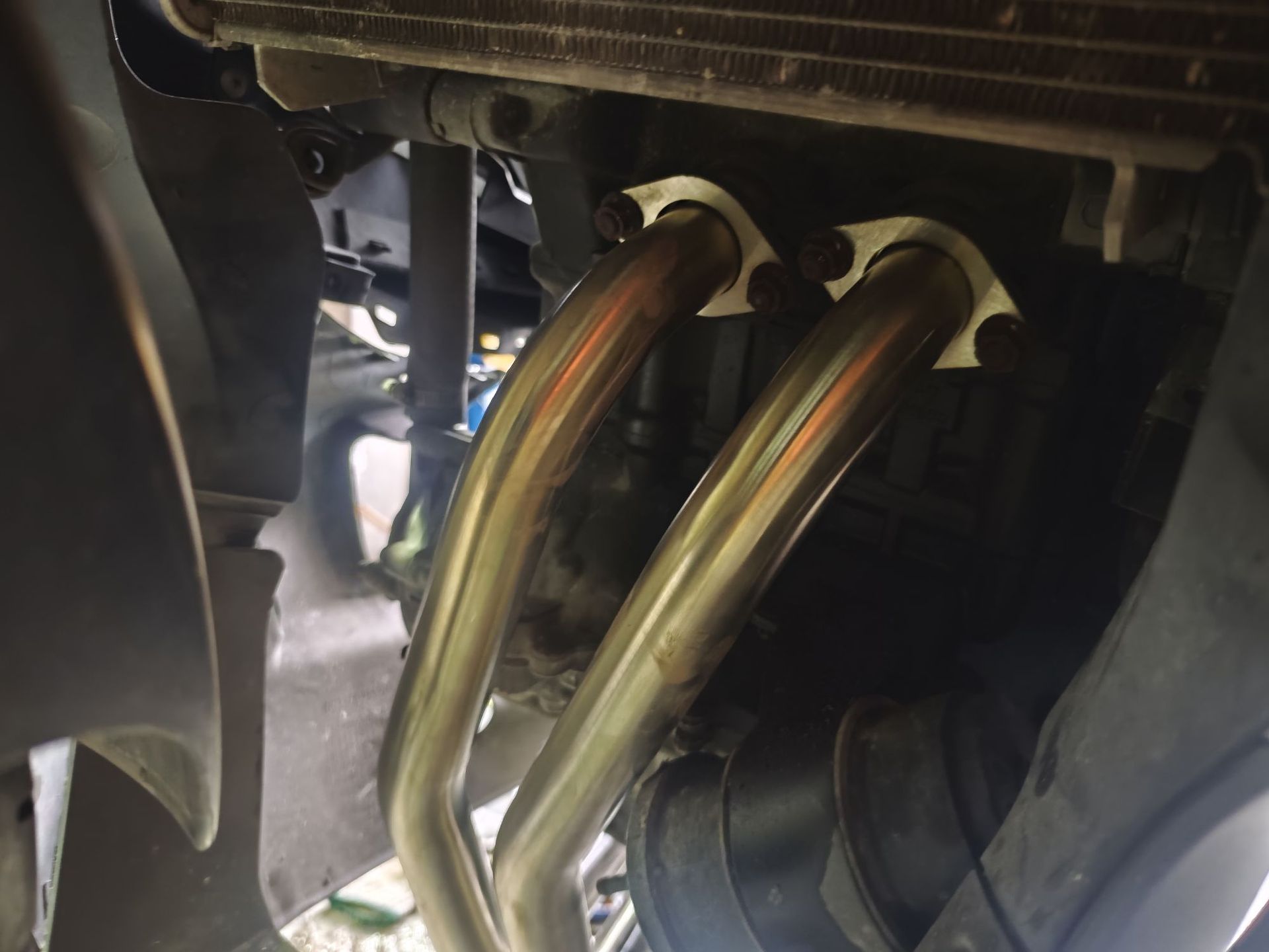 Yamaha R3 R25 Mt03 Mt25 Stainless Steel Front Section R3 Titanium Alloy Front Section R25 Straight-Through Front Section