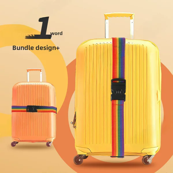 New luggage case binding belt one-word password luggage belt luggage reinforcement belt trolley case binding belt manufacturer