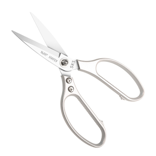 Manufacturer wholesale stainless steel scissors 304 strong household kitchen scissors fine steel 4th generation SK5 chicken duck fish bone shear