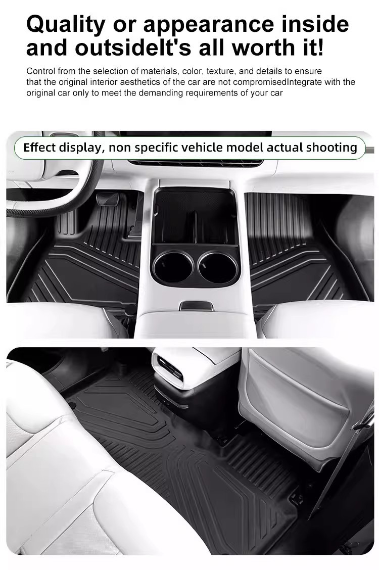 TPE Waterproof Floor Mats & Trunk Mat for Kia EV9 24-25 LHD/RHD