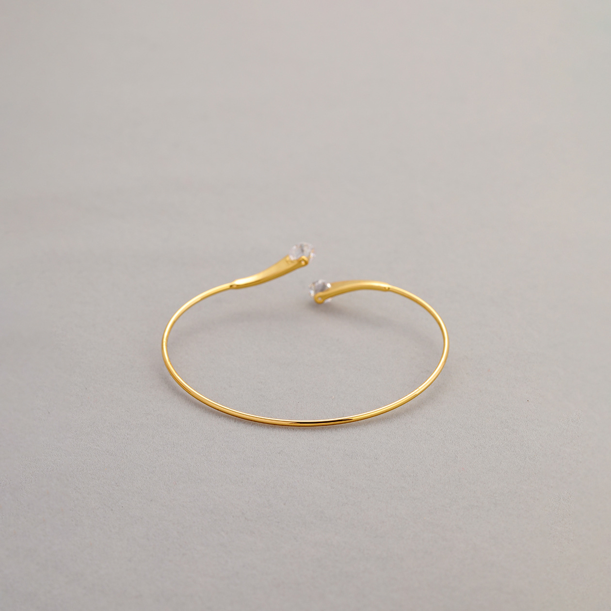 1 Piece Quantity Vintage Style Classic Style Geometric Brass Bangle In Bulk