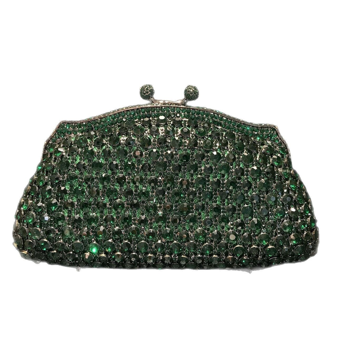 Nuevo metal hueco transfronterizo con diamantes hechos a mano bolsas de cena de banquete europeas y estadounidenses con diamantes de mano Nueva bolsa de embrague
