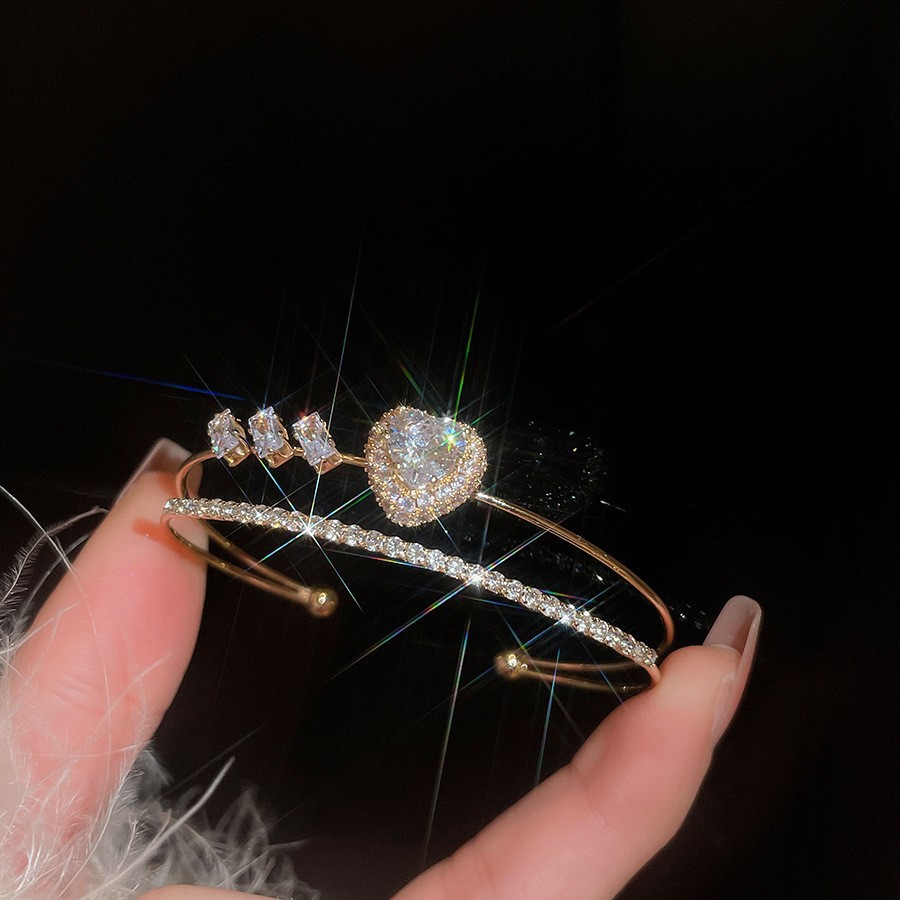 Pulsera elástica de diamantes de múltiples capas con perla artificial ins pulsera de moda exquisita pulsera de alta gama hermosa transfronteriza