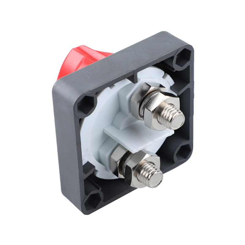 Ultra-thin low-profile power-off switch 12V24V for car batteries, power-off protection against leakage, high-current use in yachts and mechanical equipment