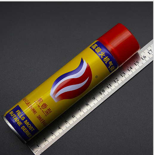 Pyramid 170ml Gas Cigarette Lighter Gas Fruity Flavor Gas Can Butane Small Bottle Gas