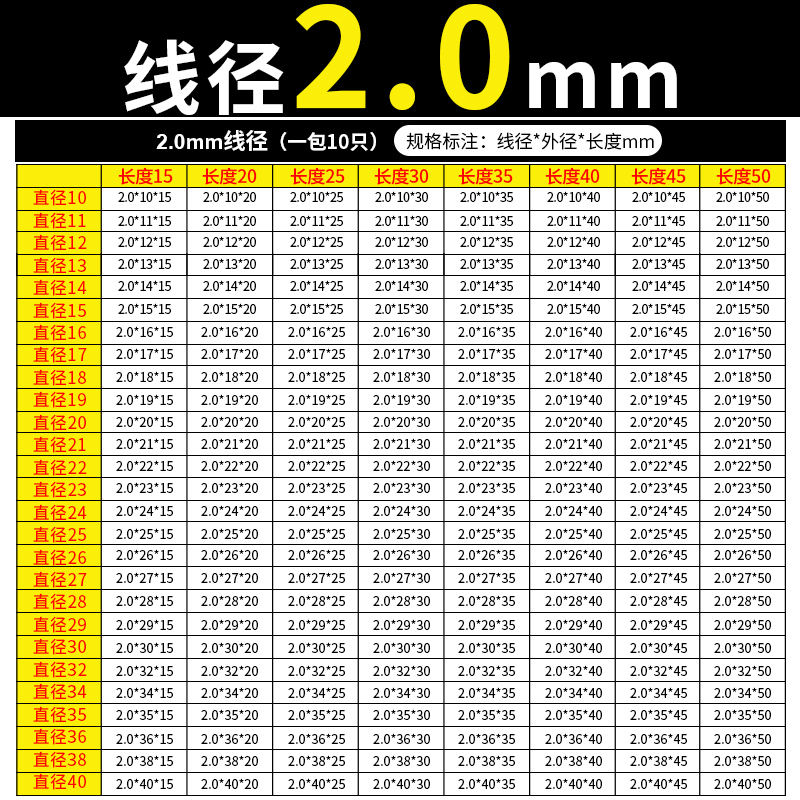 小弹簧压簧压缩弹簧线径0.2-2.5 3.0外径2-40长5-100包邮弹迪之茗