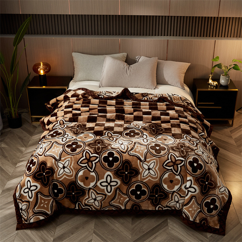 2024 nueva manta raschel gruesa