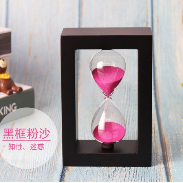 Colorido arena reloj de arena temporizador tiempo 5/10/15/30 minutos hogar creativo personalizado simple moderno regalo