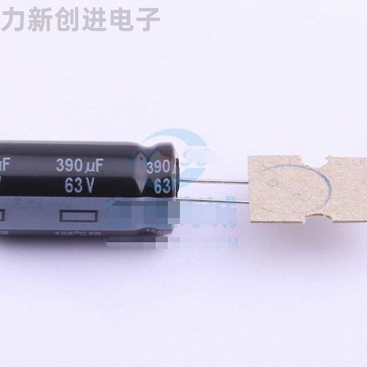EEUFR1J391B描述390uF 63V电解电容器