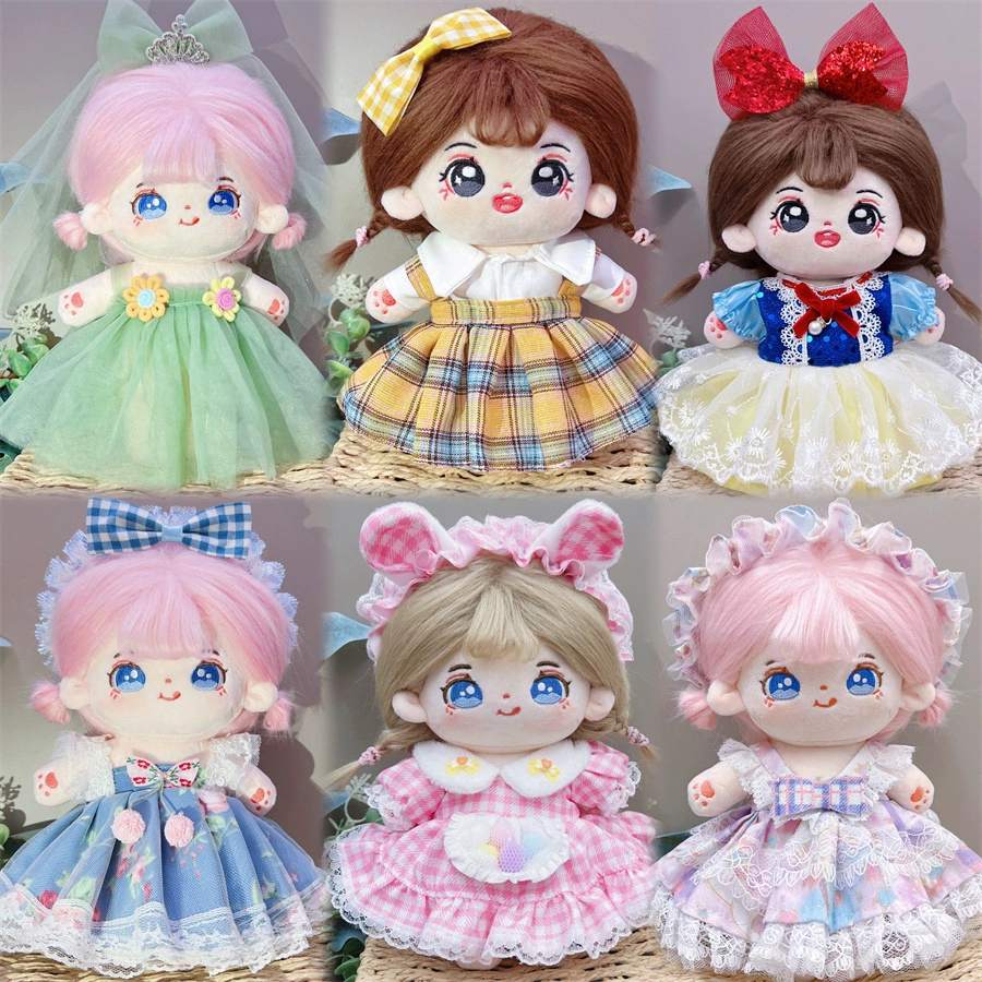 Хлопковая милая кукла, платье для переодевания, детская одежда, стиль Lolita