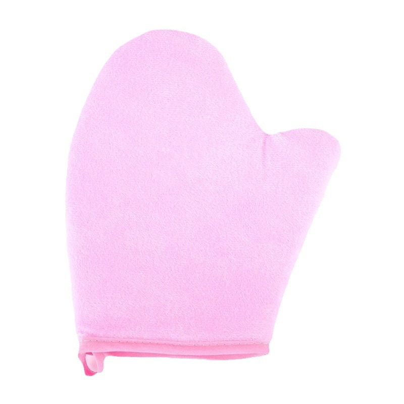 Aplique loción, guantes flocados, protector solar, hermosos guantes negros, maquillaje, aceite, baño de sol, guantes, artefacto para el cuidado de la piel