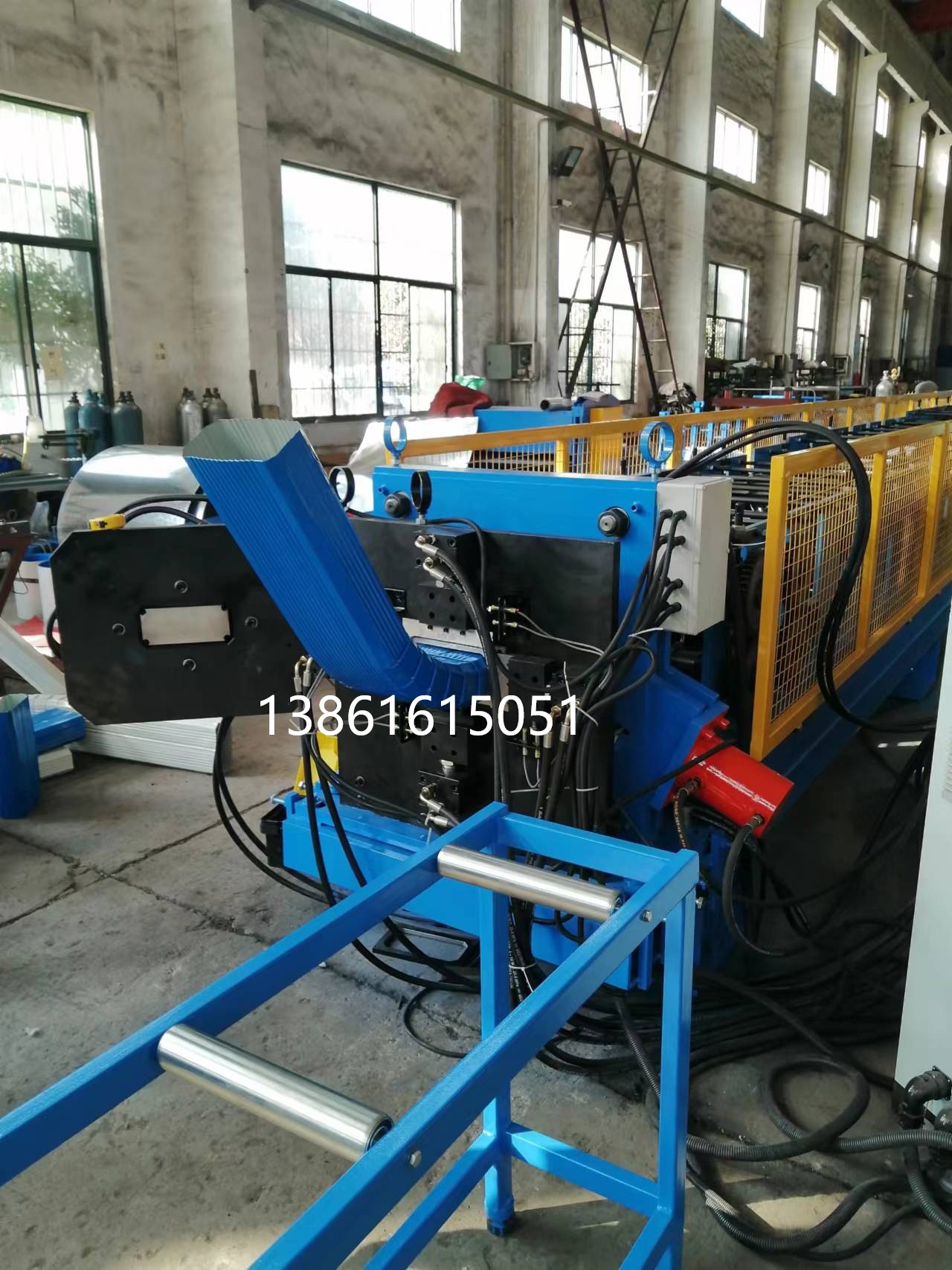 方形落水管成型打弯一体机 方形落水管生产设备