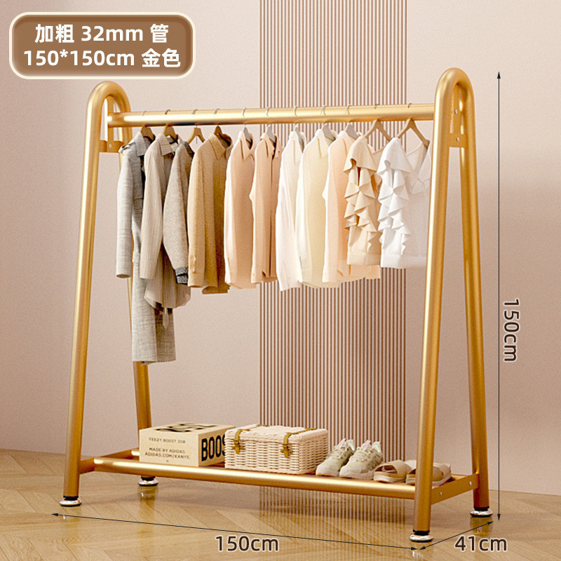 걱정 없는 애프터 서비스丨빅맥 3.2CM 두꺼운 파이프 직경丨럭셔리 골드-대용량 저장 [150CM*150CM] 단일 레이어 모델