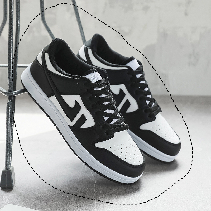 Black And White Panda Net Red Sneakers Casual Couple Shoes Low Top Breathable Sports Men S Shoes Student Women One Drop_voghion.com
